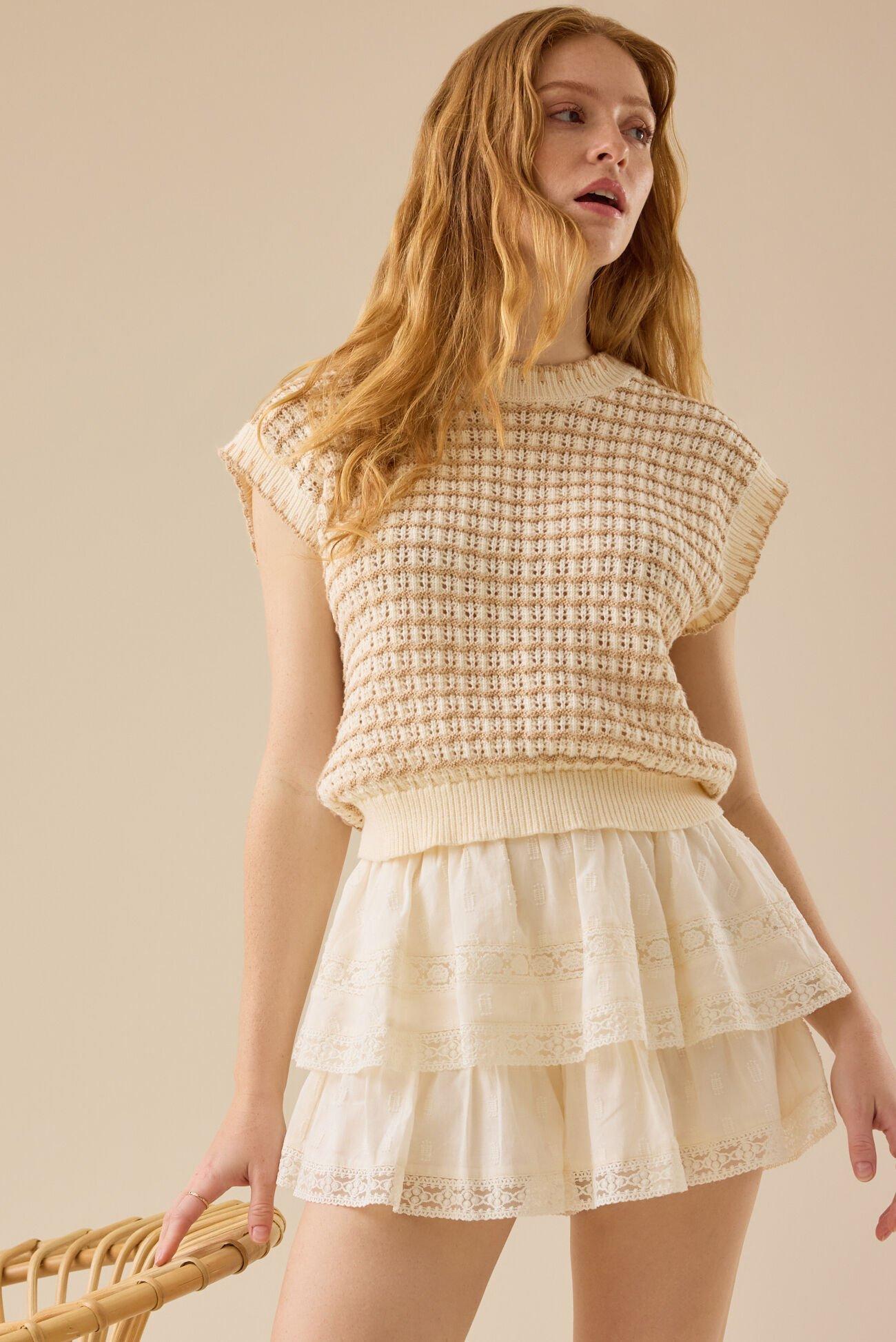 Raleigh Layered Lace Shorts Product Image