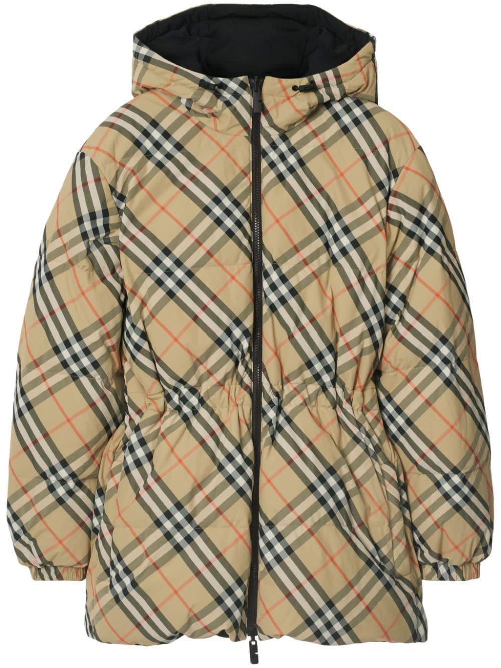 BURBERRY Reversible Zipped Jacket In Neutral Product Image