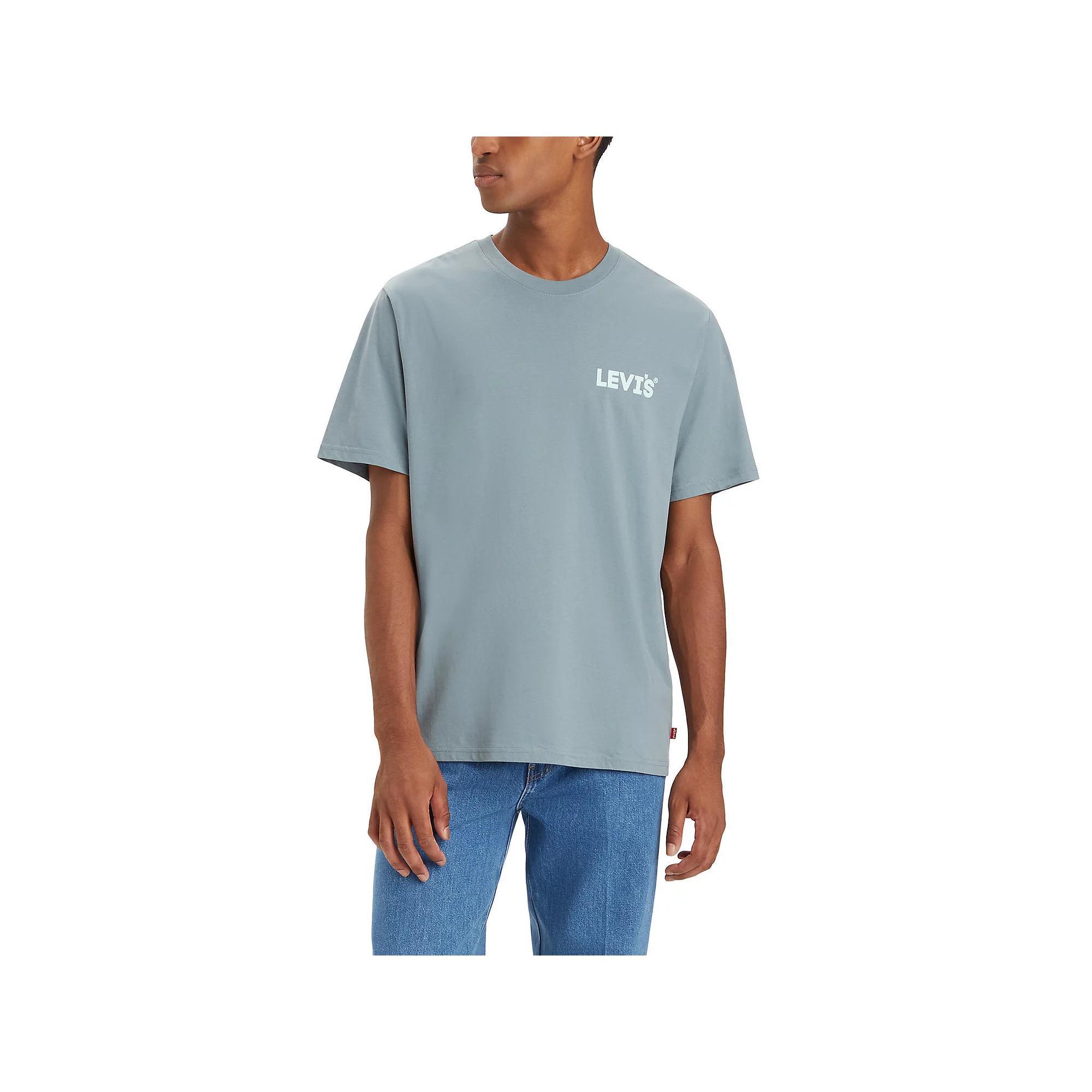 Men's Levi's® Relaxed-Fit Short-Sleeve Graphic Tee, Size: Small, Trooper Product Image