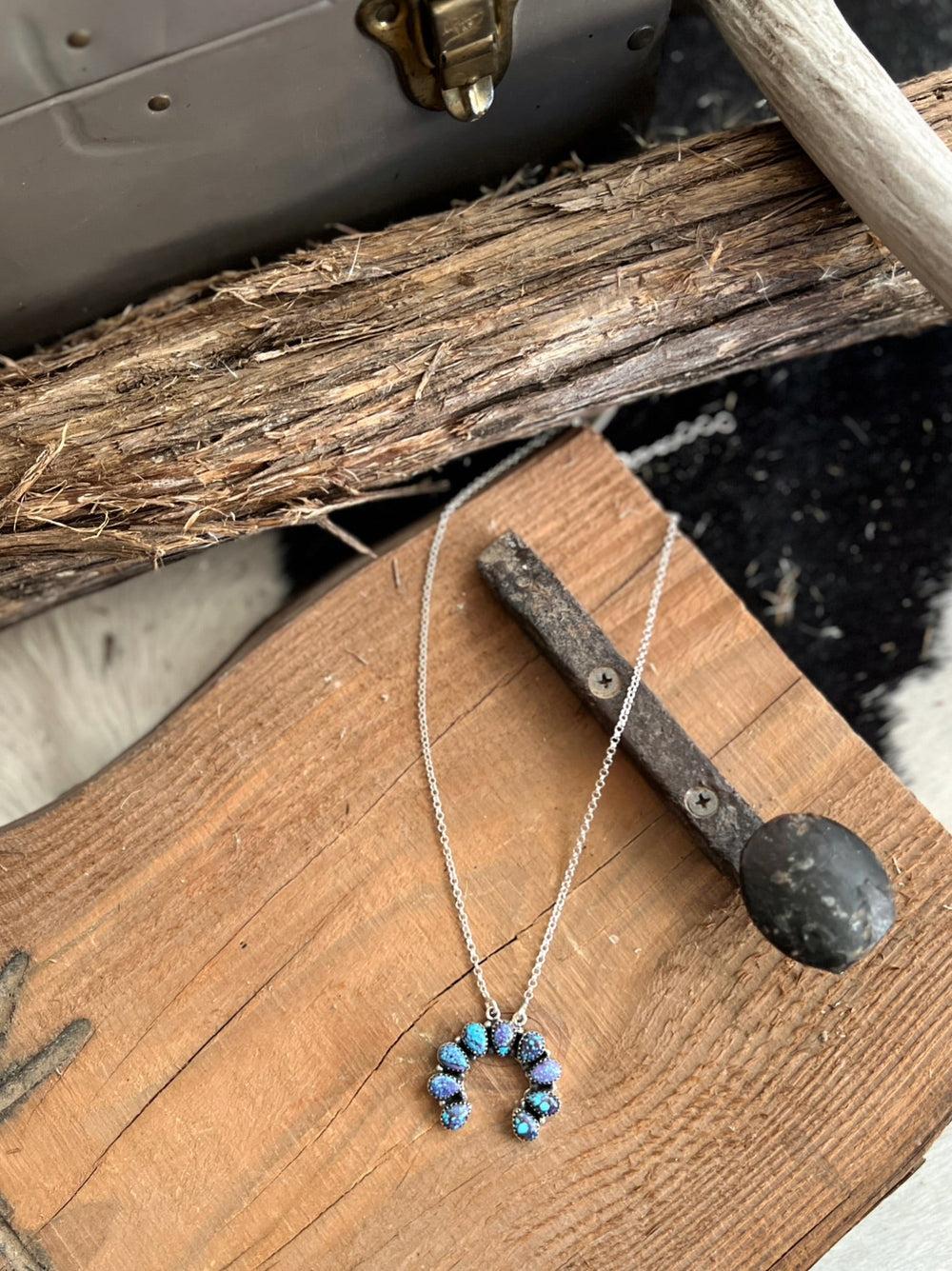 Emma Daugherty Navajo Handcrafted Sterling Necklace Product Image