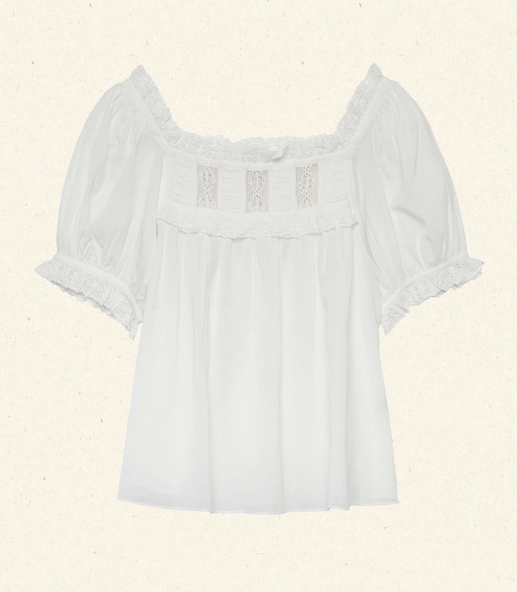 FRANCES TOP -- SALT LACE Product Image