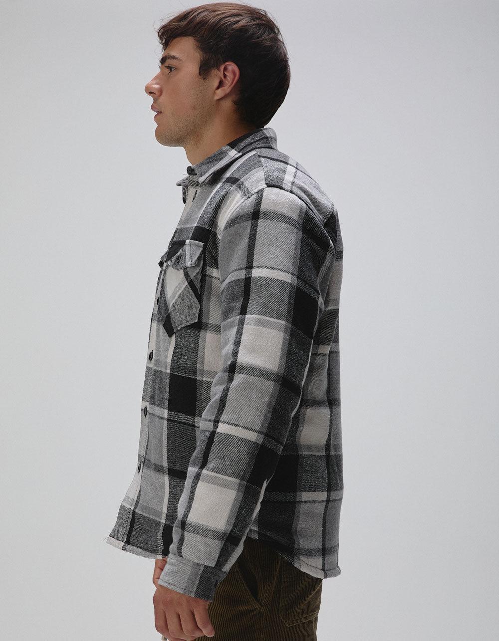 RSQ Mens Plaid Sherpa Jacket Product Image