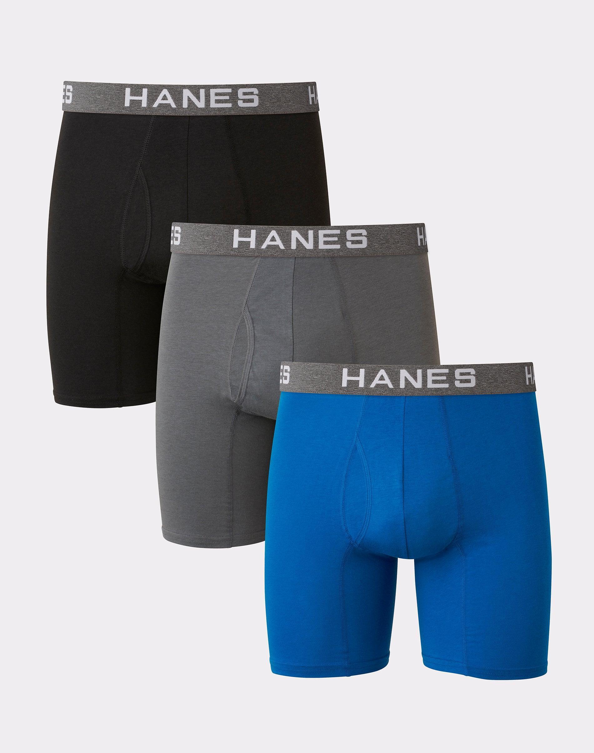 Hanes Ultimate 4-Pack Men's Comfort Flex Fit Boxer Briefs, Size: Small, Black Gray Product Image