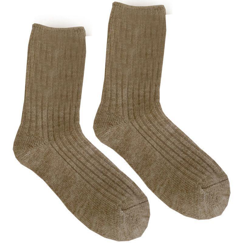 3 Pairs: Plain Ribbed Socks Product Image