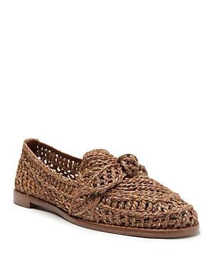 Womens Raffia Penny Loafer Product Image