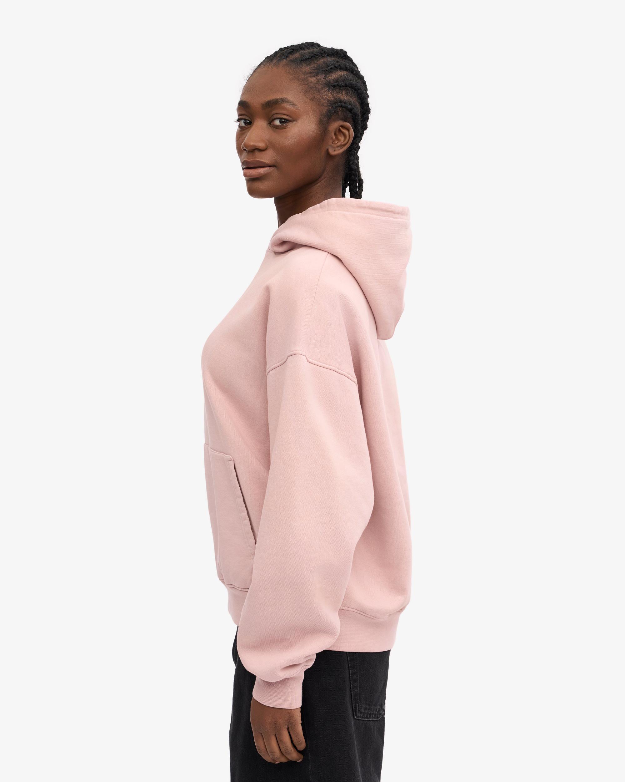 Organic Oversized Hood - Faded Pink Product Image