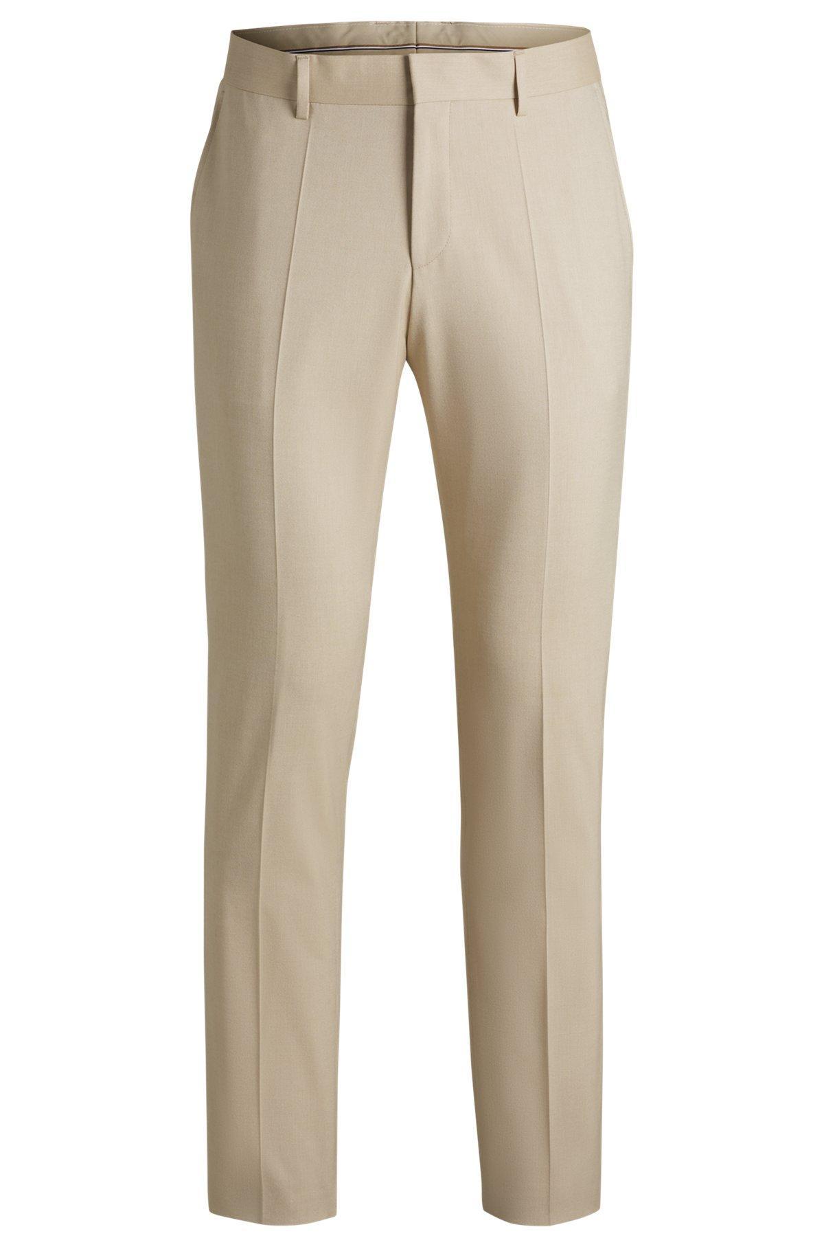 Formal trousers in stretch chiffon Product Image