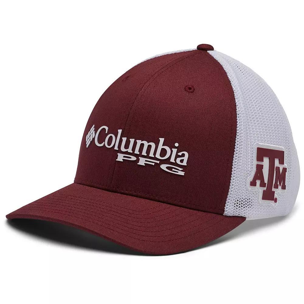 Men's Columbia Maroon Texas A&M Aggies PFG Snapback Adjustable Hat, Red Product Image