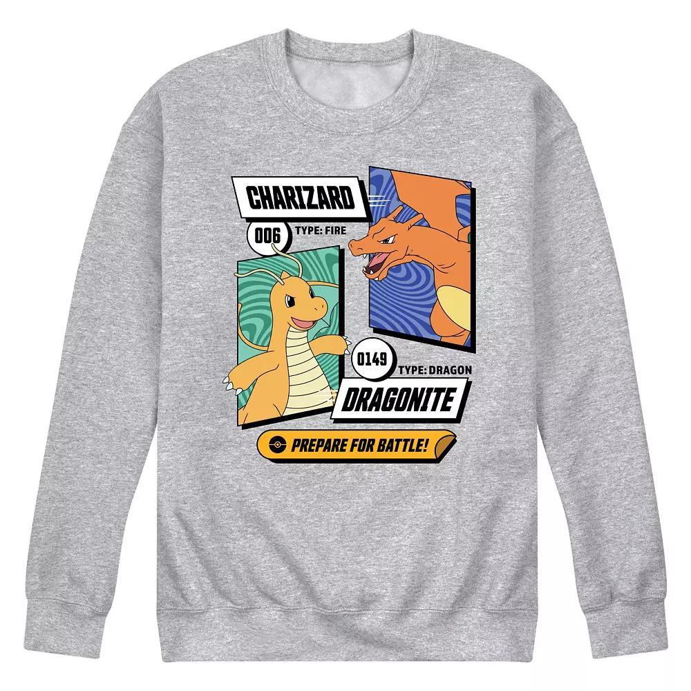 Men's Pokemon Dragonite and Charizard Graphic Fleece,  Product Image