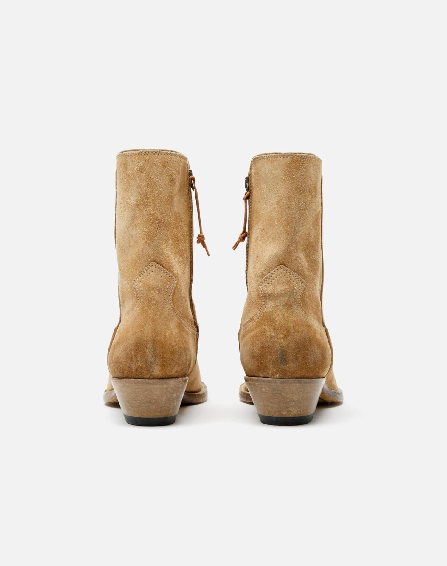 Western Boot - Tan Suede Female Product Image