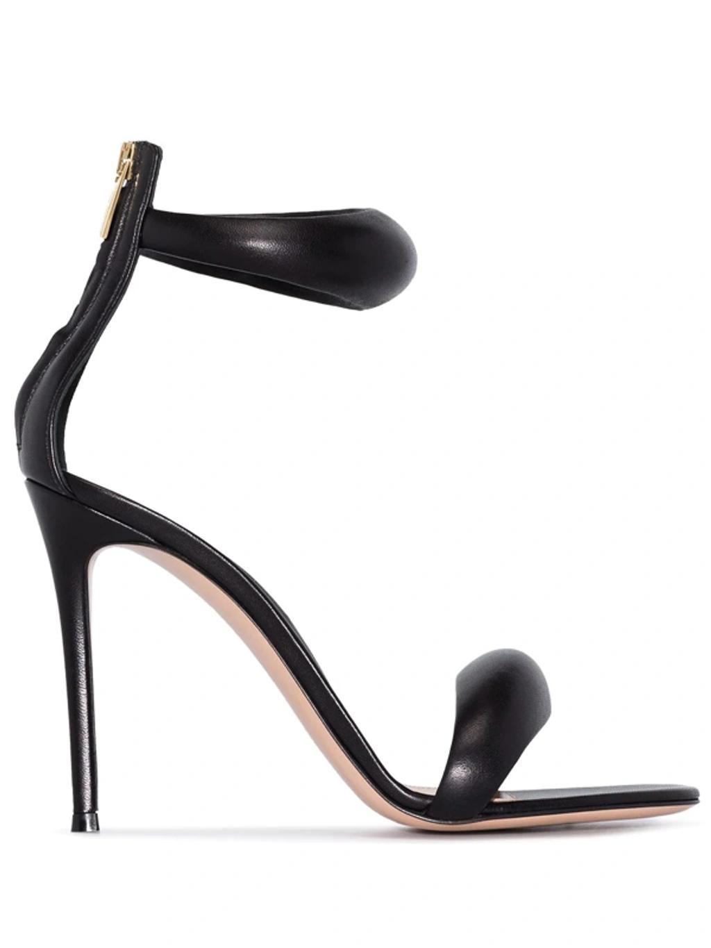 GIANVITO ROSSI Bijoux Open Toe Ankle Strap Sandals In Black Product Image