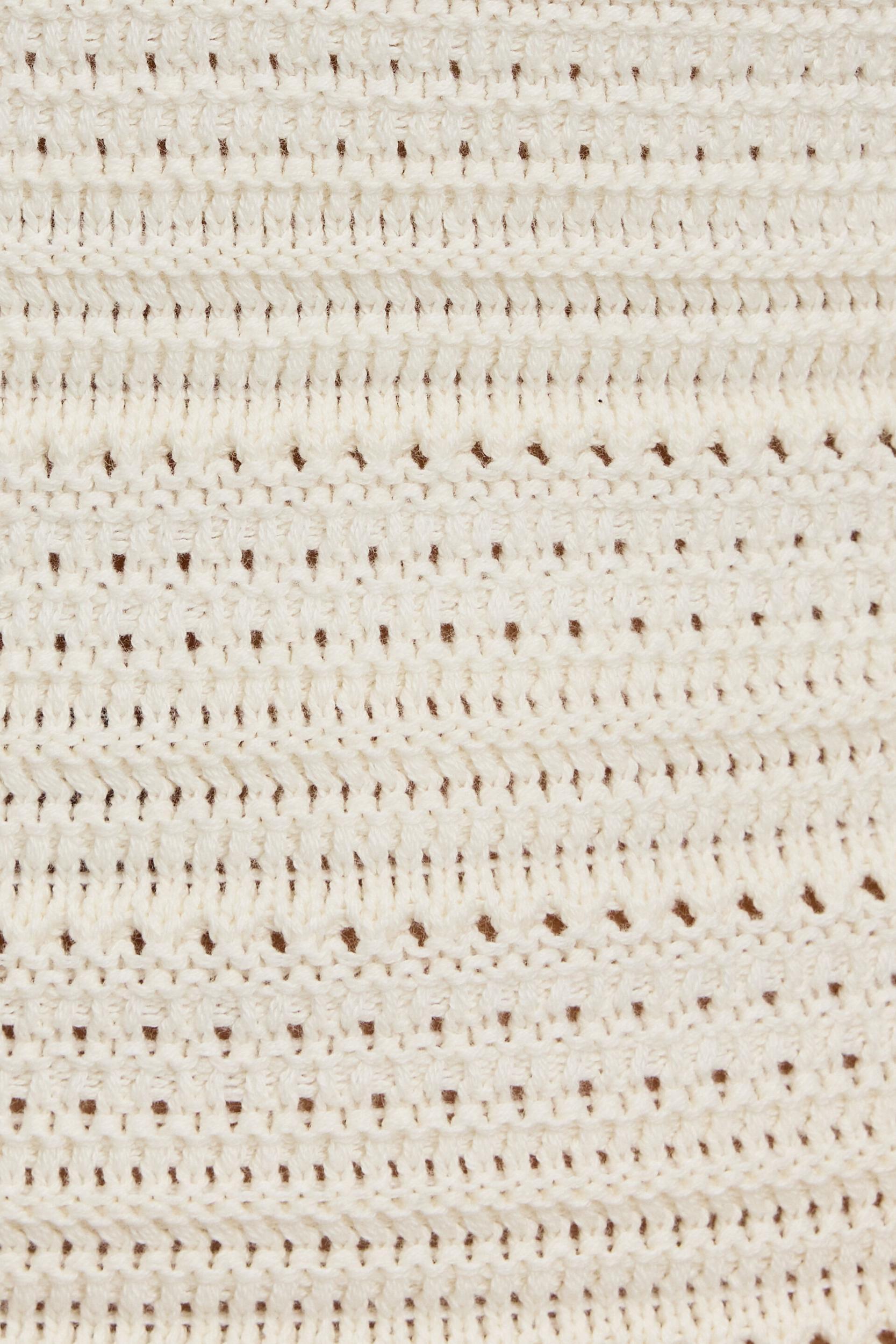 Crochet Halter Mini Dress Product Image