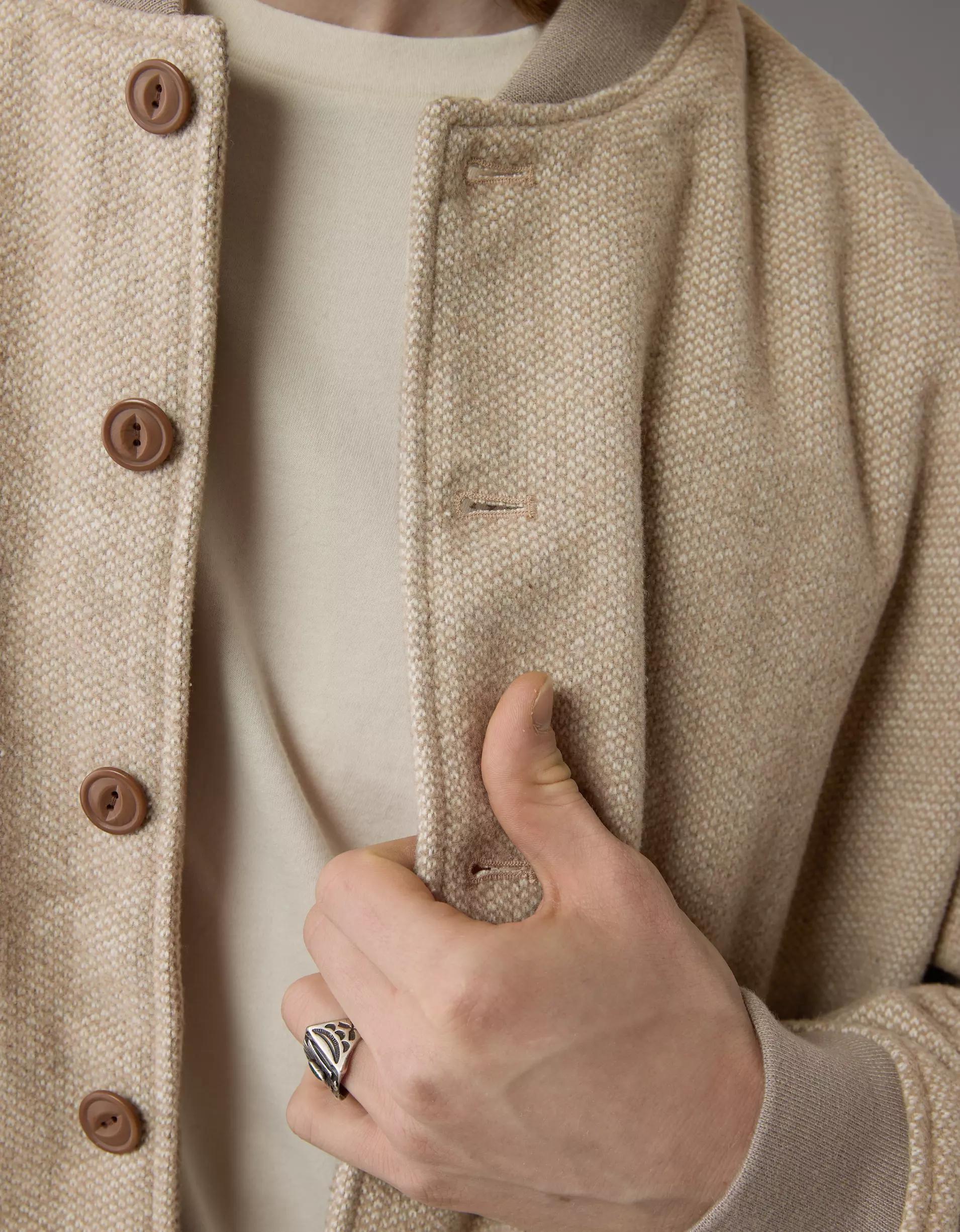 AE Twill Bomber Jacket Product Image