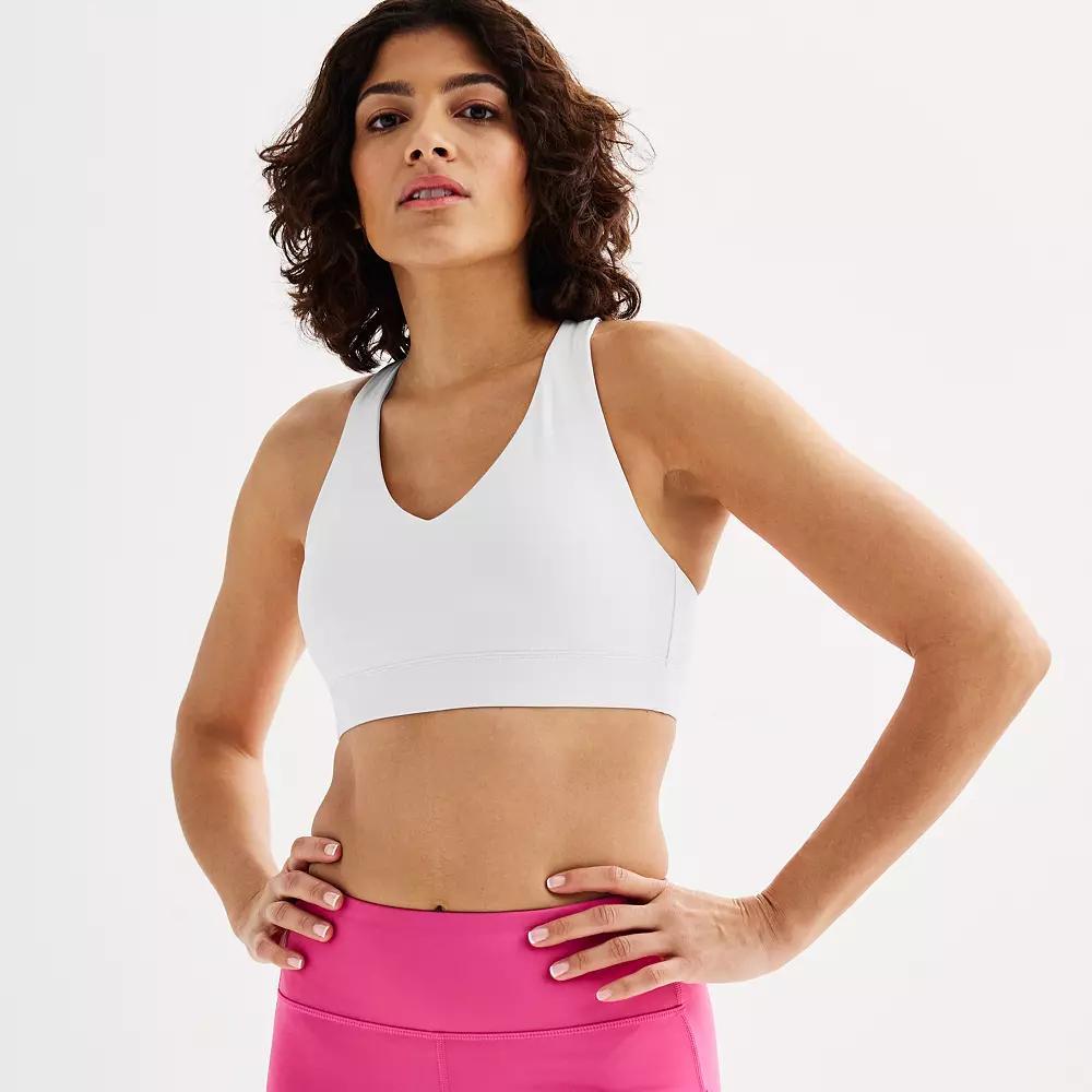 Tek Gear® Ultrastretch Medium-Impact V-Neck Sports Bra, Women's,  Product Image