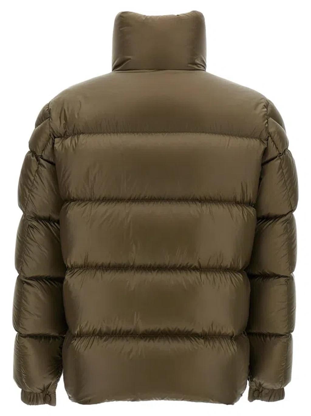 MONCLER High Neck Padded Jacket In Green Product Image