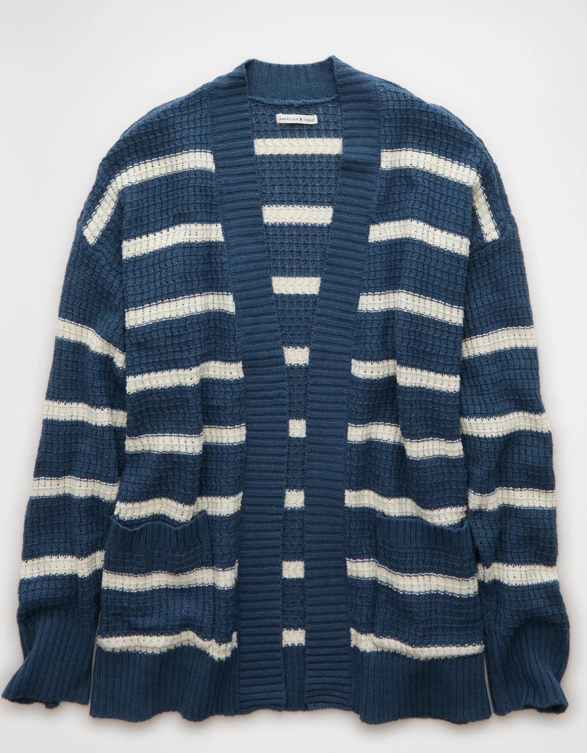 AE Open Knit Cardigan Product Image