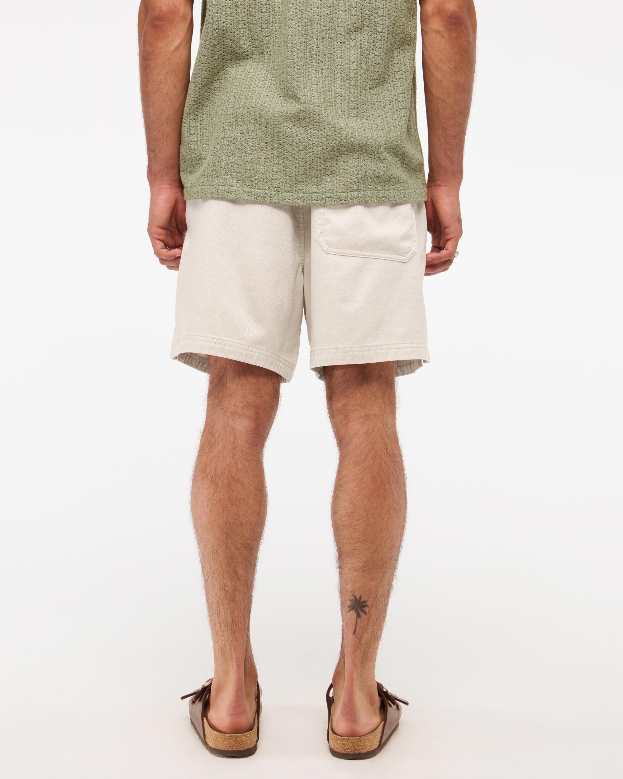 Cotton-Blend Pull-On Short Product Image