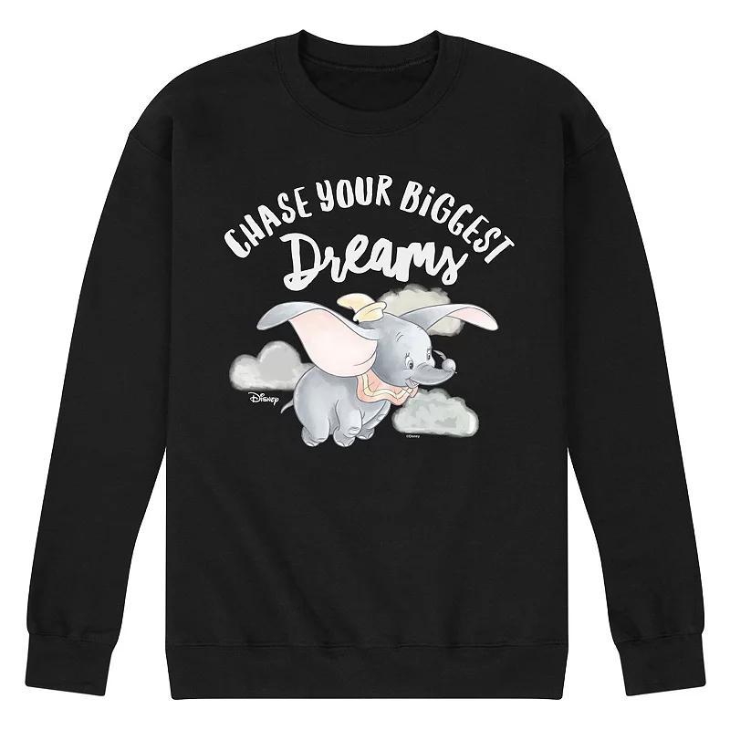 Disneys Dumbo Mens Chase Your Biggest Dreams Fleece Sweatshirt Product Image