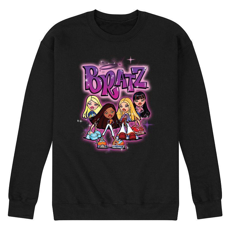 Men's Bratz Doll Group Fleece Sweatshirt, Size: XXL, Blue Product Image