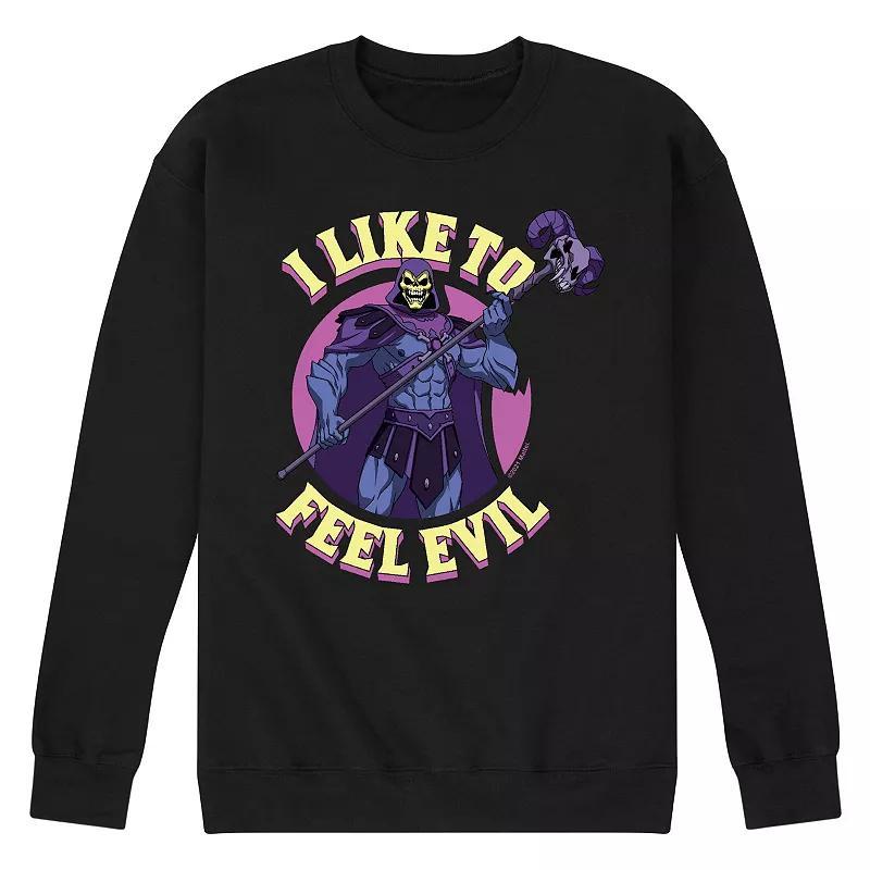 Men's He-Man Masters of the Universe Fleece Sweatshirt, Size: Medium, Black Product Image