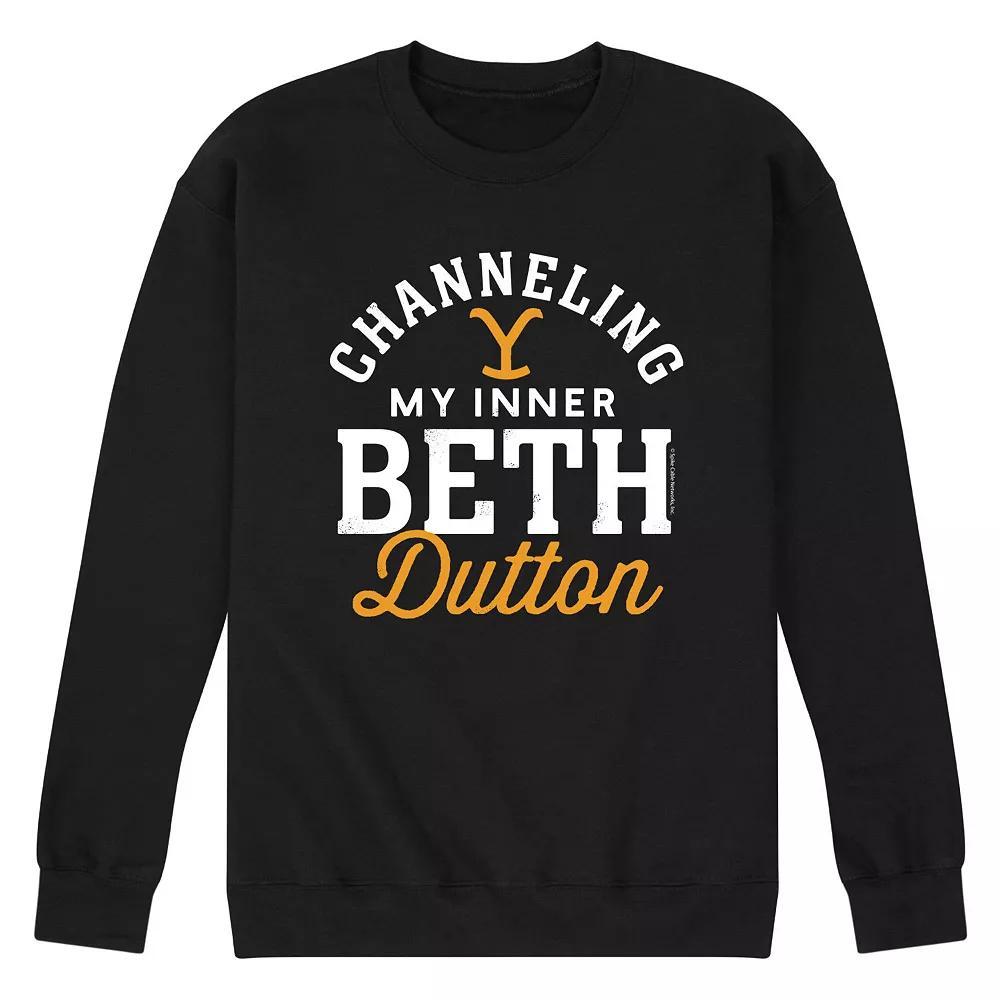 Men's Yellowstone Inner Beth Sweatshirt, Size: Small, Black Product Image