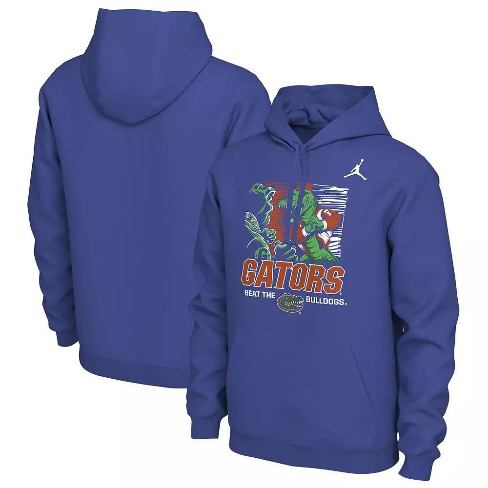 Men's Nike Royal Florida Gators FL/GA Rivalry Pullover Hoodie, Size: 2XL, Blue Product Image