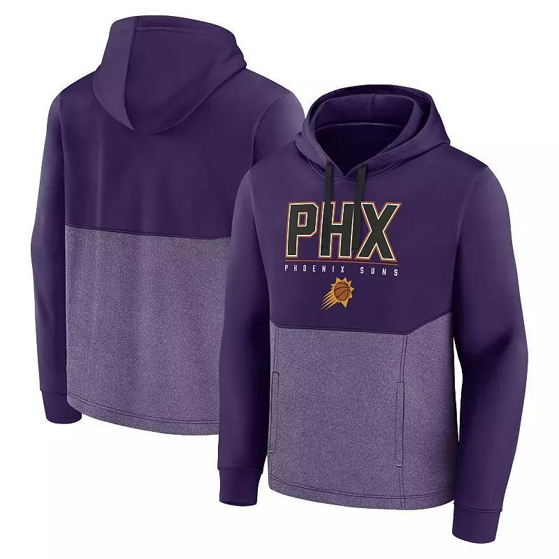 Men's Fanatics Branded  Purple Phoenix Suns Successful Tri-Blend Pullover Hoodie, Size: 2XL, Phx Purple Product Image