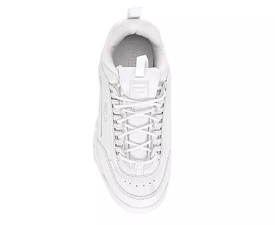 Fila Disruptor II Premium Sneakers White/White/White 9 Product Image