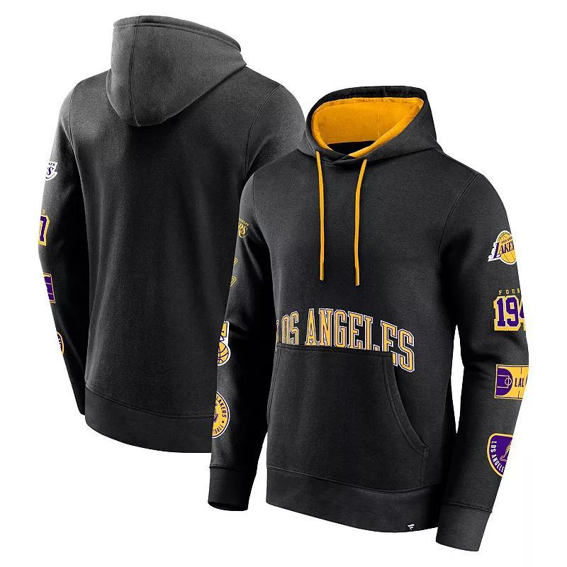 Mens Fanatics Los Angeles Lakers Home Court Pullover Hoodie Product Image