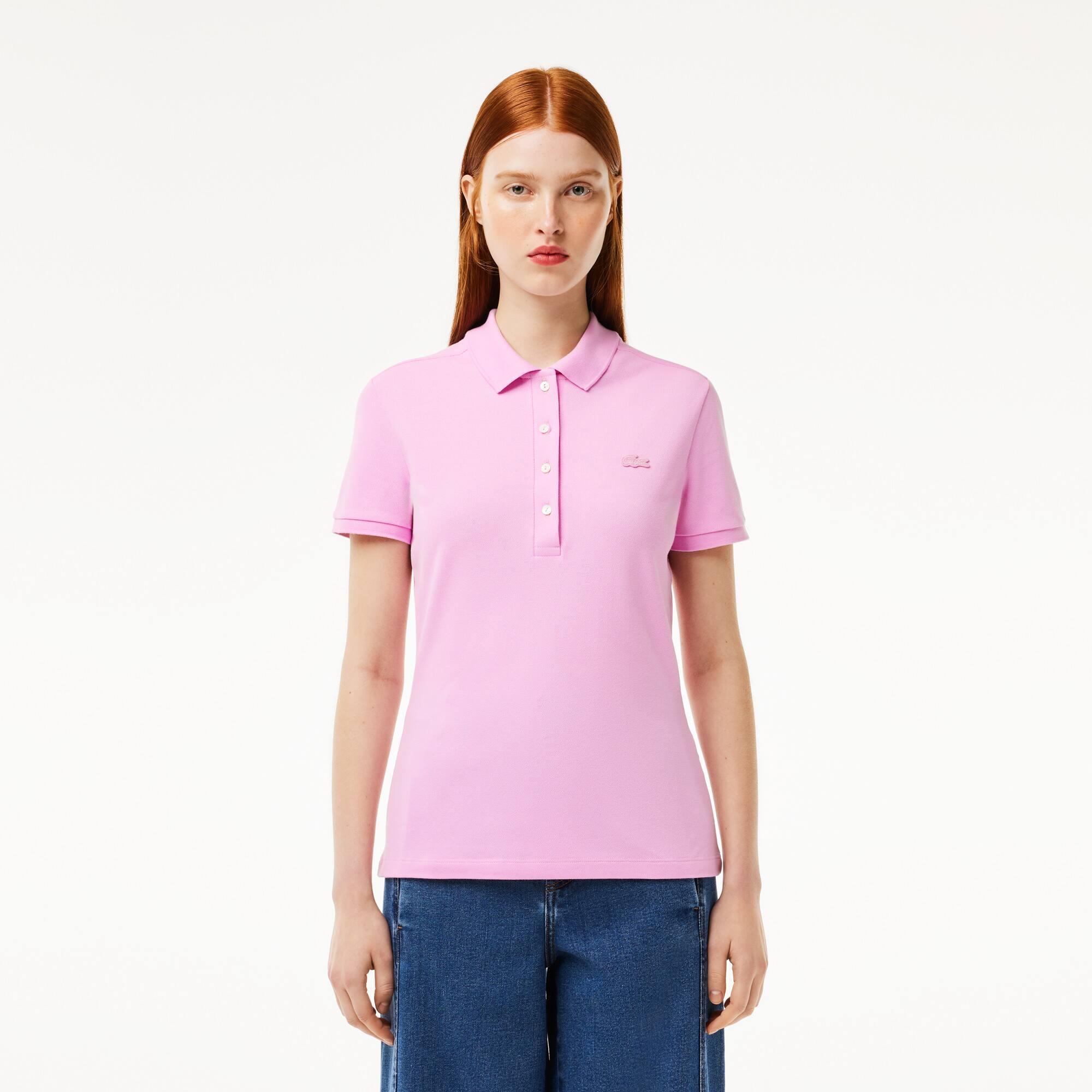 L.12.D Slim Fit Stretch Mini Piqué Polo Shirt Product Image