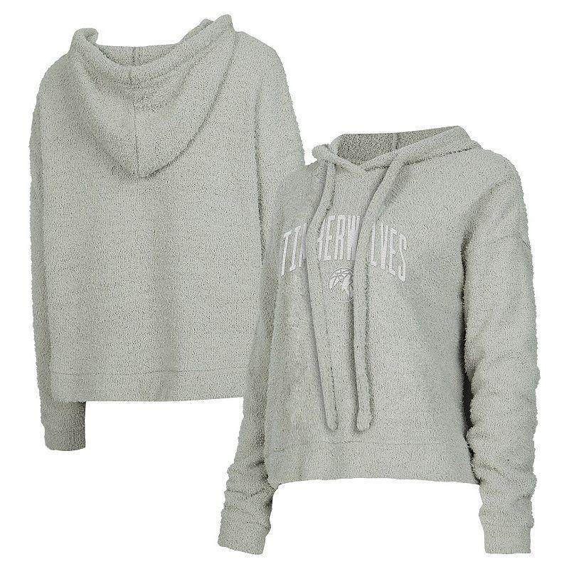 Women's Concepts Sport Gray Minnesota Timberwolves Ventura Comfy Pullover Hoodie,  Product Image