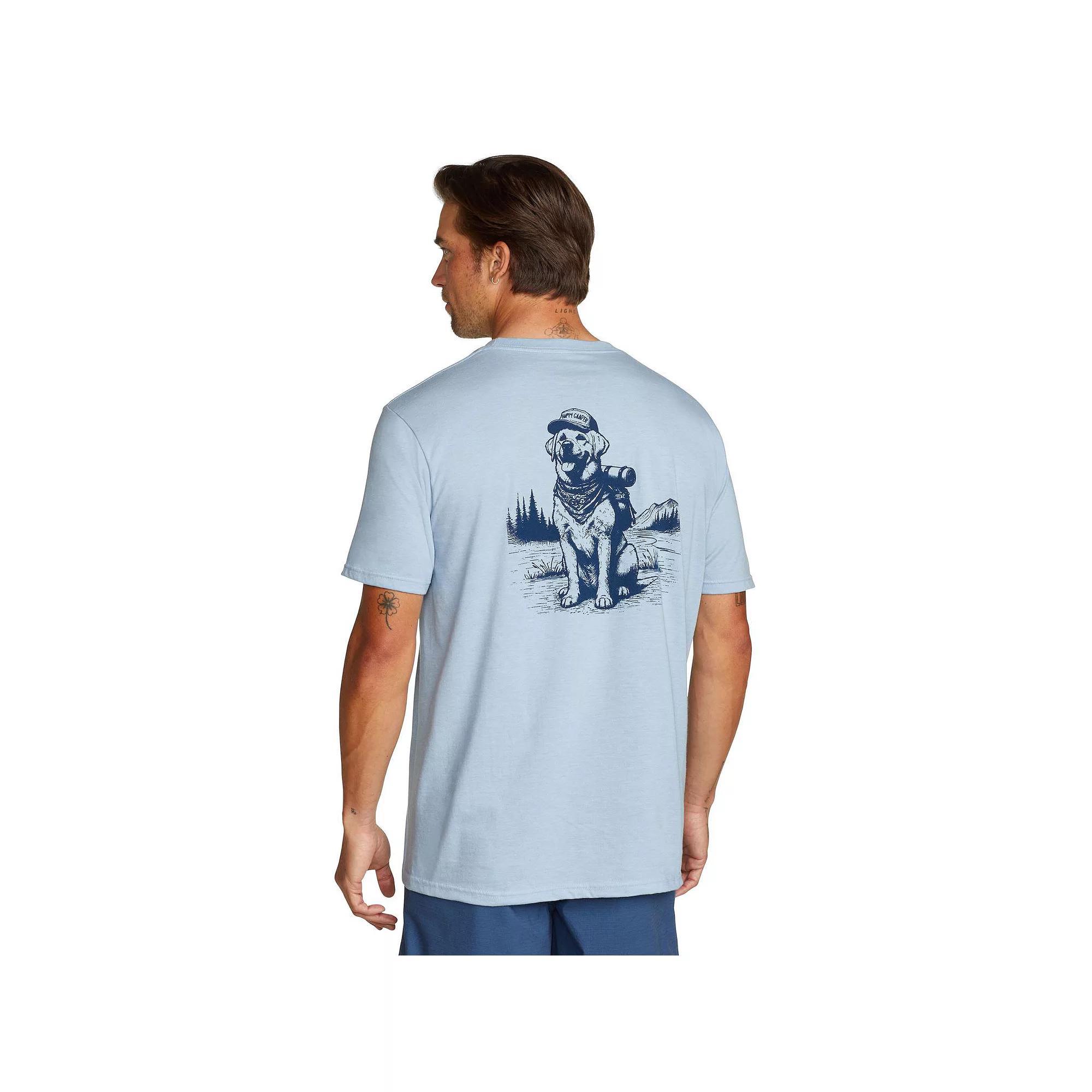Men's Eddie Bauer Graphic Tee, Size: Medium, Arctic Blue Product Image