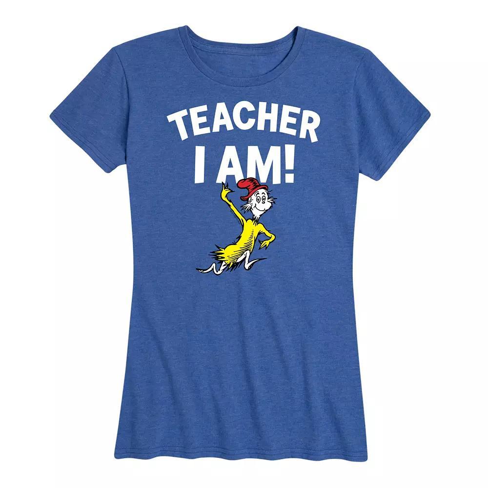 Women's Dr. Seuss Teacher I Am Graphic Tee, Girl's,  Product Image
