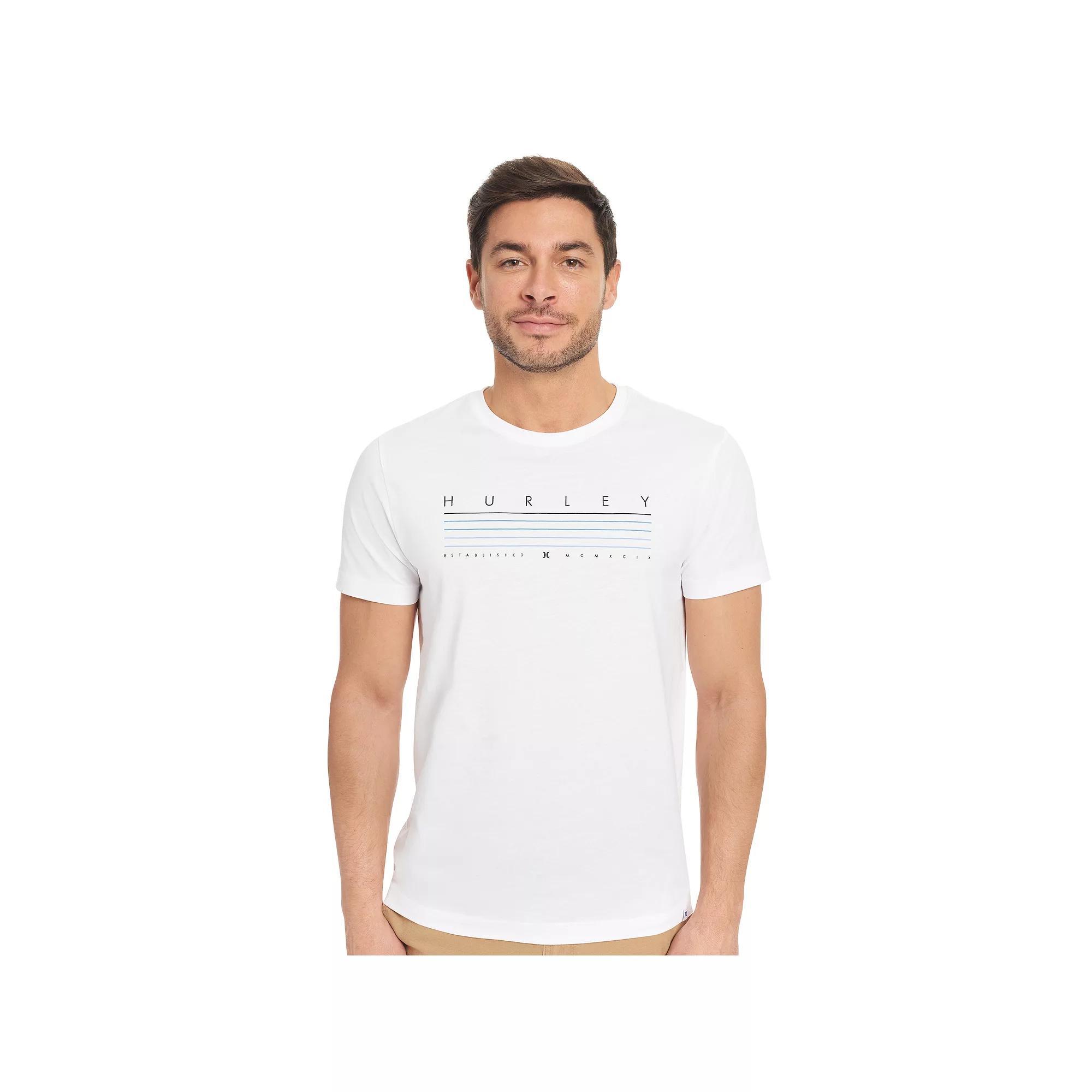 Men's Hurley Graphic Tee, Size: XXL, White Product Image