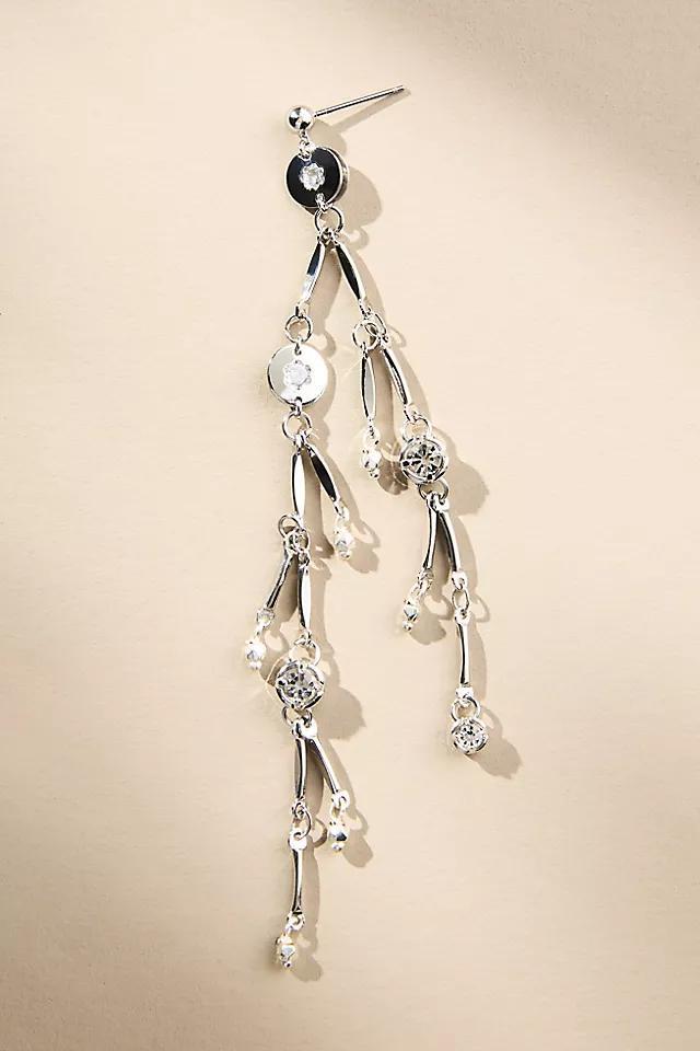 Branching Crystal Drop Earrings Product Image