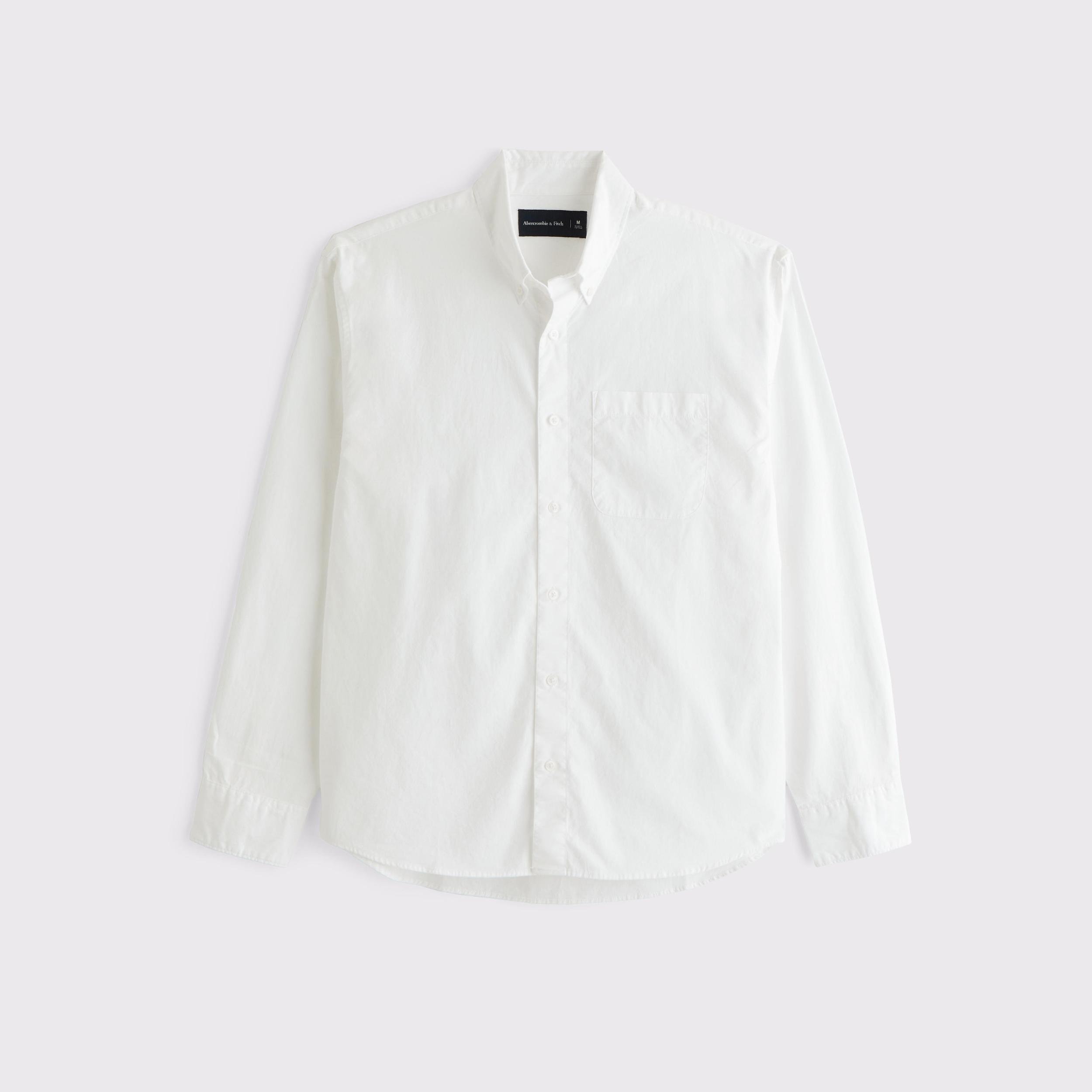 Poplin Button-Up Shirt Product Image