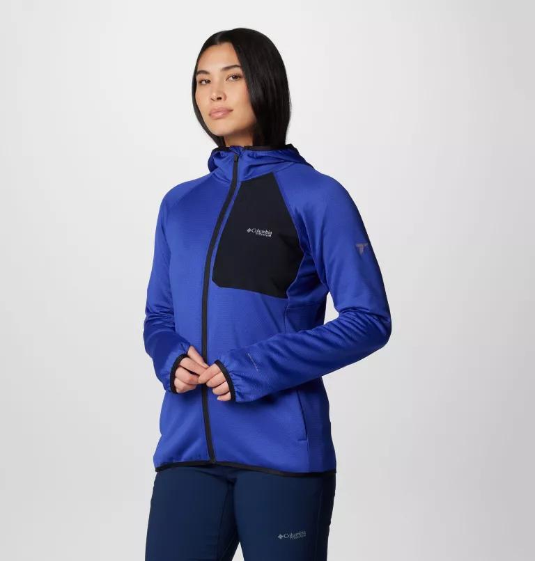 Women's Triple Canyon Grid Fleece Hooded Full Zip Jacket Product Image