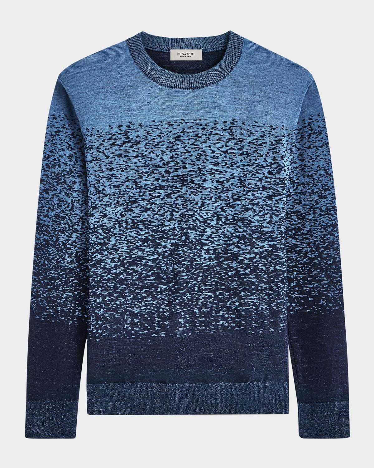 Mens Wool Degrade Crewneck Sweater Product Image