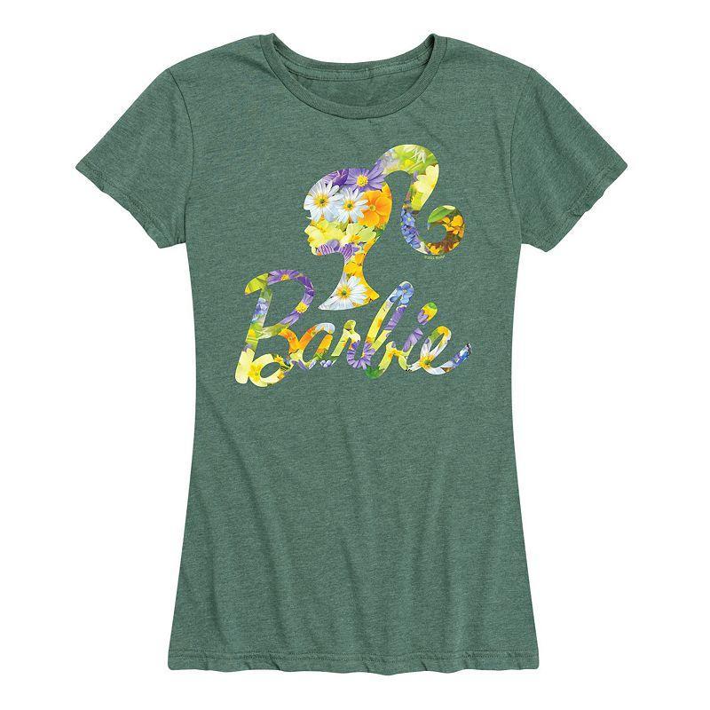 Women's Barbie® Logo Shamrock Pattern Graphic Tee,  Product Image