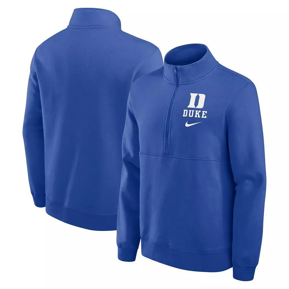 Men's Nike Heather Gray Tennessee Volunteers Primetime Club Half-Zip Sweatshirt,  Product Image