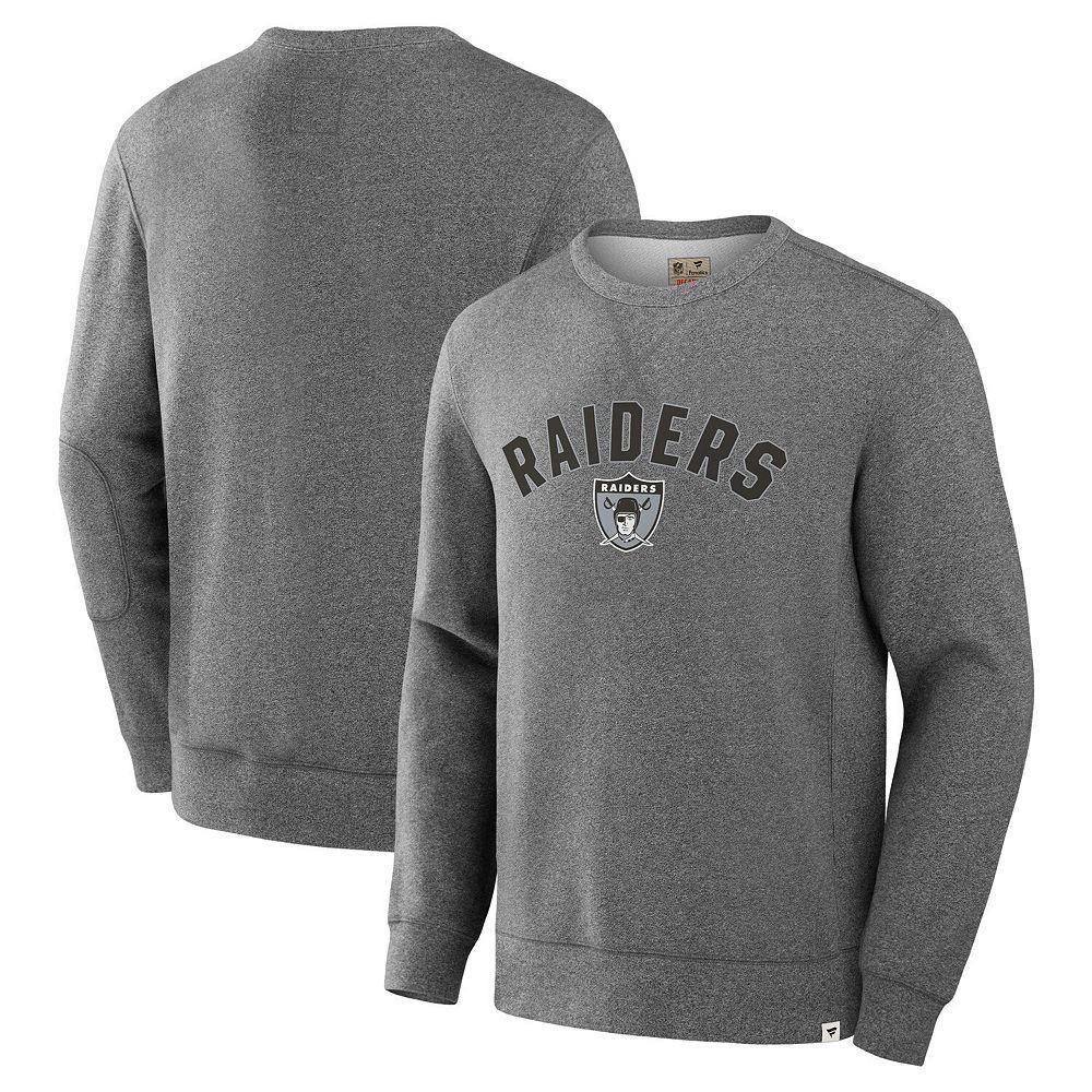 Men's Fanatics Heather Gray Indianapolis Colts Loop Terry Pullover Sweatshirt,  Product Image