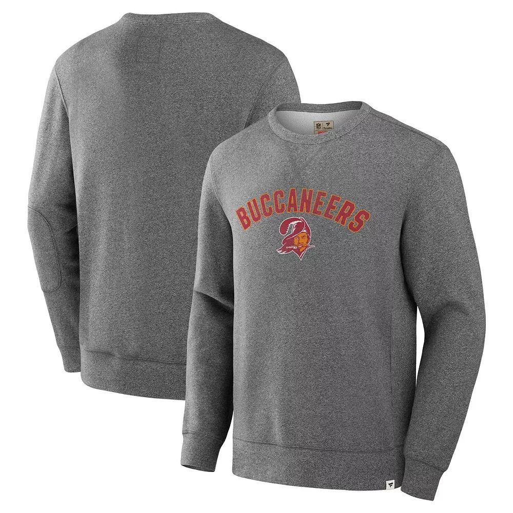 Men's Fanatics Heather Gray Indianapolis Colts Loop Terry Pullover Sweatshirt,  Product Image