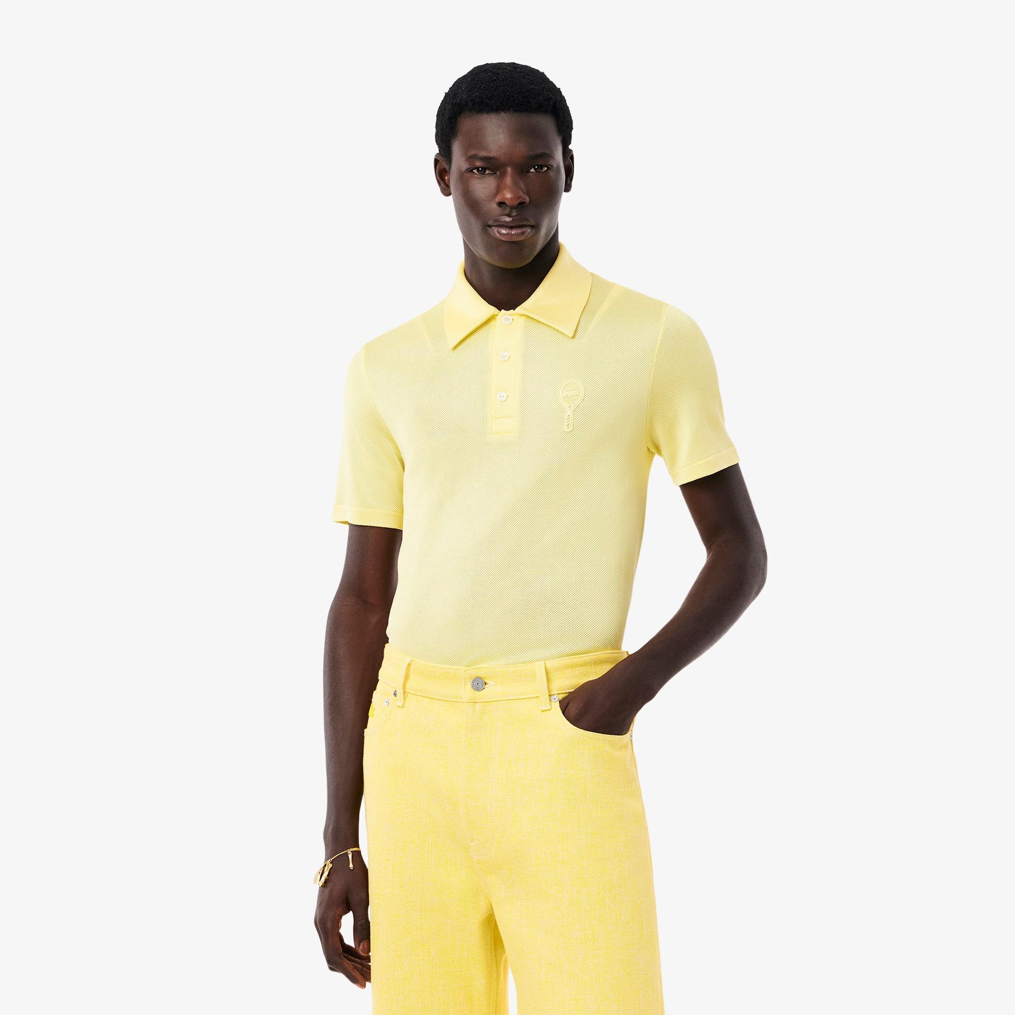 Runway Regular Fit Satin Piqué Polo Product Image