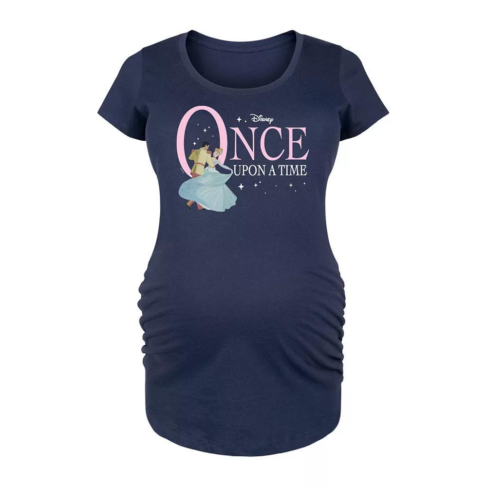 Disney's Cinderella Maternity Once Upon A Time Graphic Tee, Women's,  Product Image