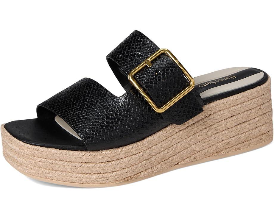 Hoda Cork Platform Slide Sandals Product Image