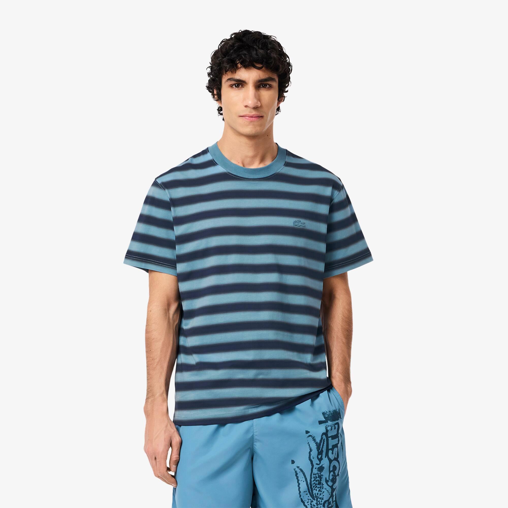 Stripe Print Jersey T-shirt Product Image