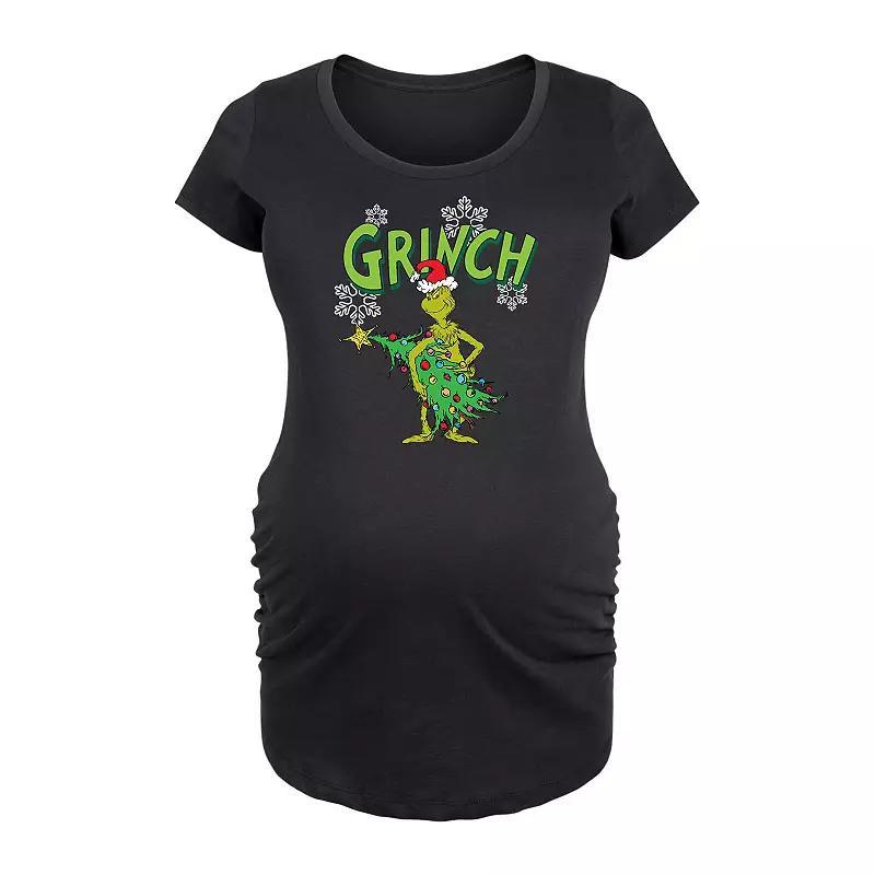 Maternity Cat's Outta The Bag Graphic Tee, Women's, Size: XL-Mat, Blue Product Image