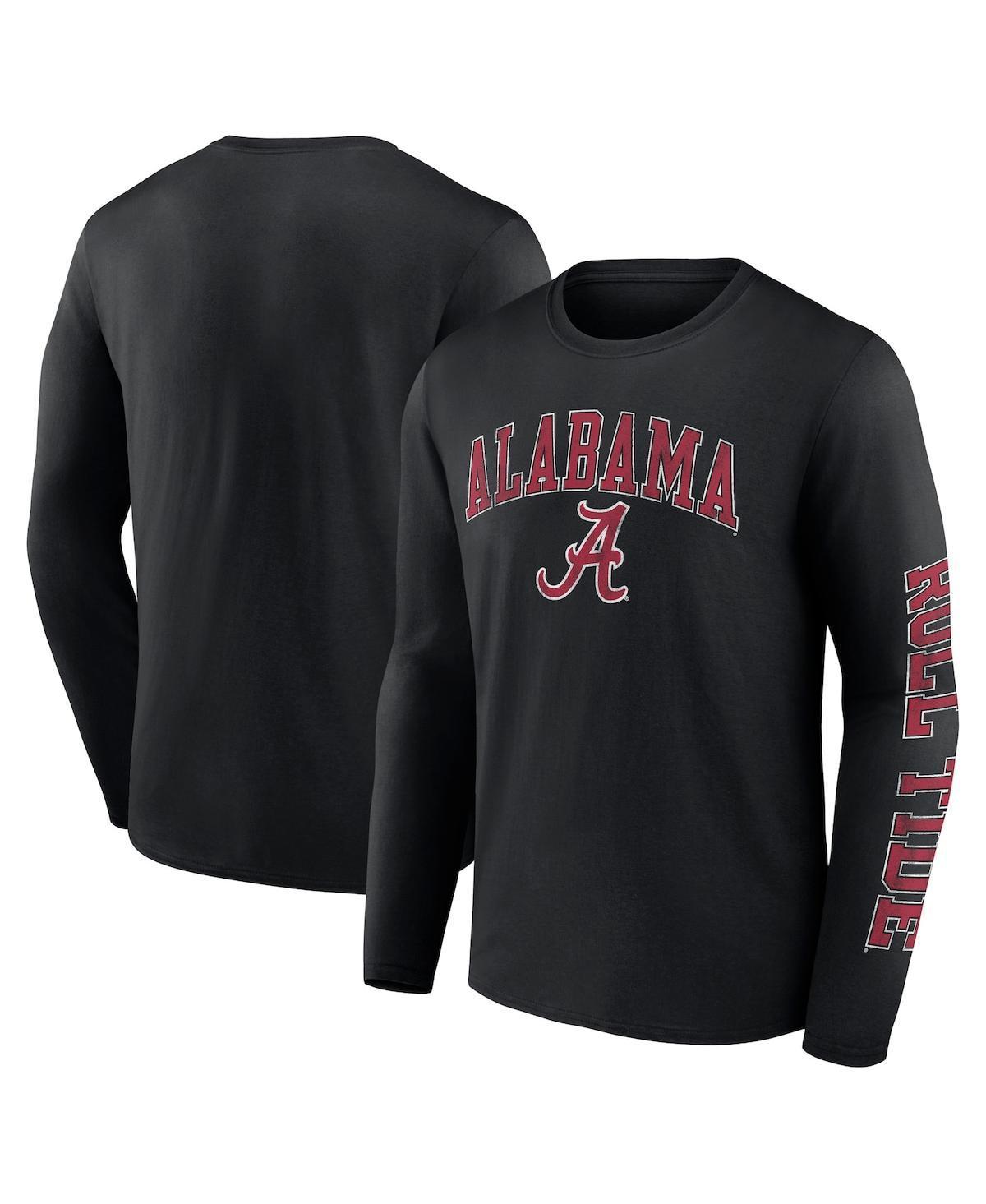 Mens Fanatics Oklahoma Sooners Distressed Arch Over Logo Long Sleeve T-Shirt Product Image