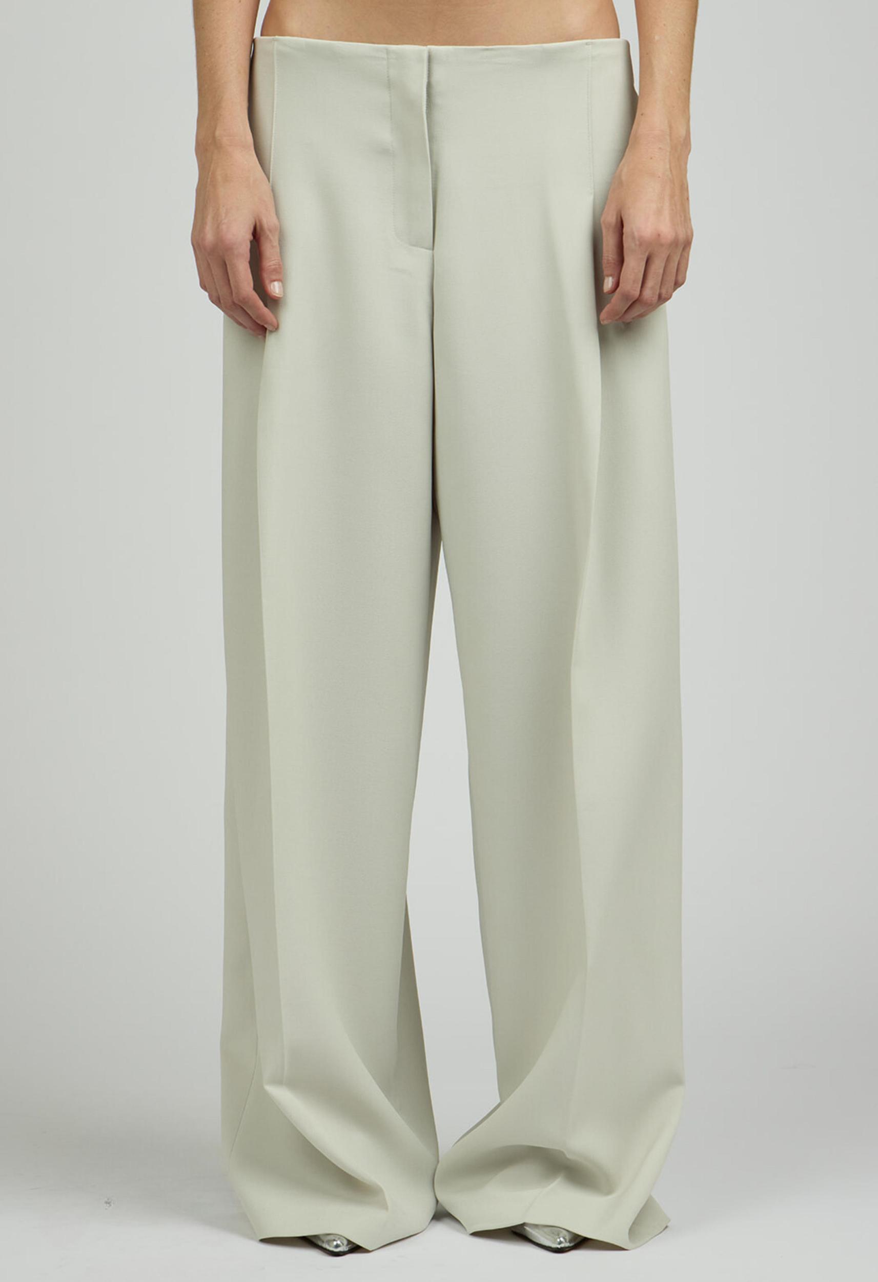 Veronica Trouser in Ecru Product Image