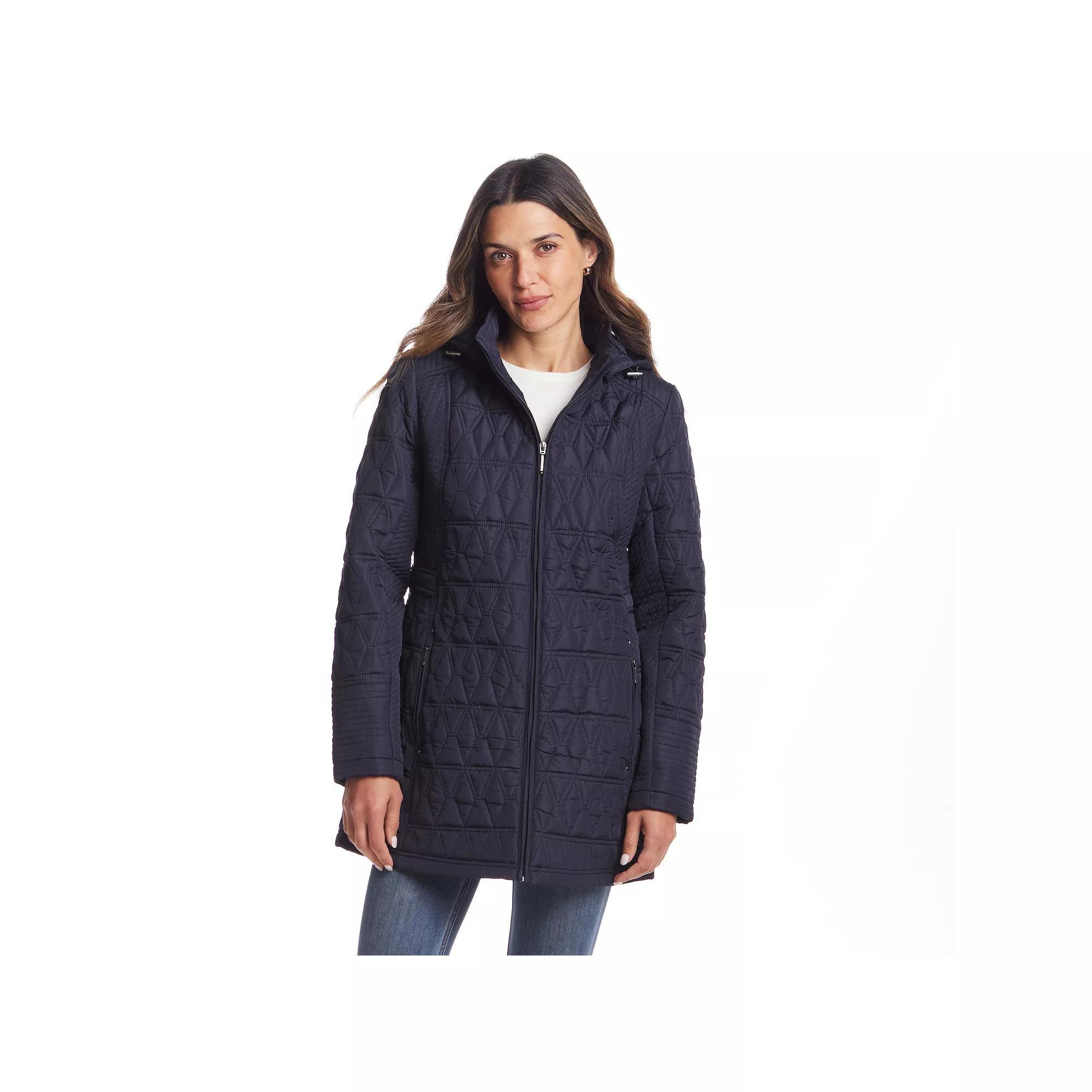 Women's Weathercast Quilted Hooded Walker Jacket,  Product Image